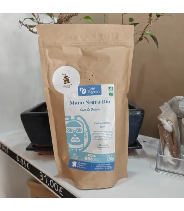 Café bio de Bolivie aux notes fruitées et équilibrées. Idéal expresso ou filtre. Qualité premium.