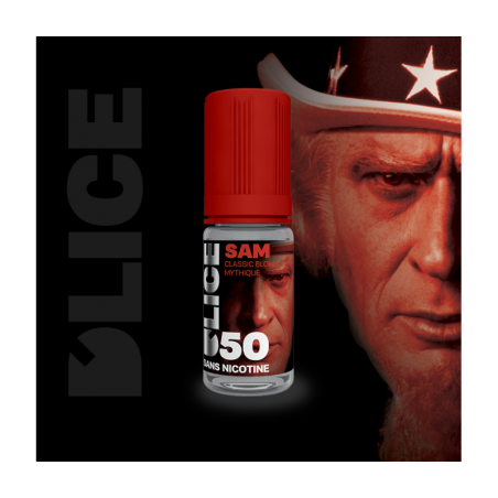 E-liquide D-50 SAM : Classic Tabac Doux Américain (50/50 PG/VG) - Découvrez notre Sélection de Saveurs USA