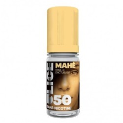E-liquide D-50 MAHÉ : Cœur Caramel Vanille avec une Touche de Noisette (50/50 PG/VG) - Découvrez une Vape Mystérieusement Onctue